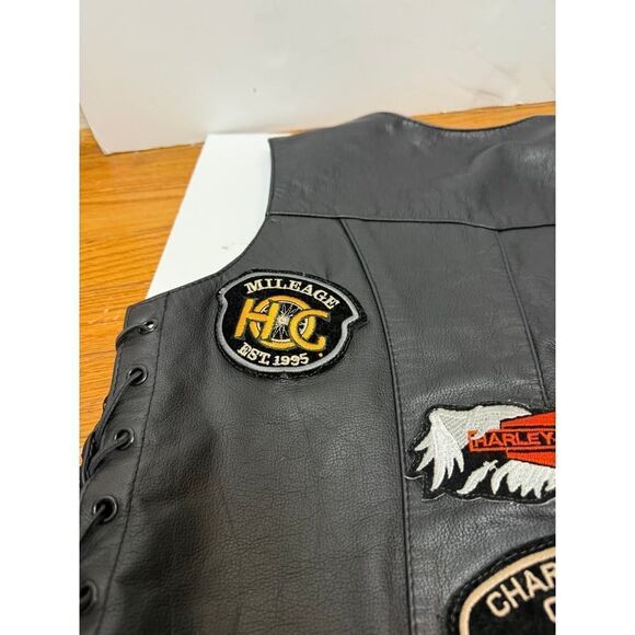 Antelope Creek Leather Lady Harley Vest Women’s Sz. S - Picture 8 of 9